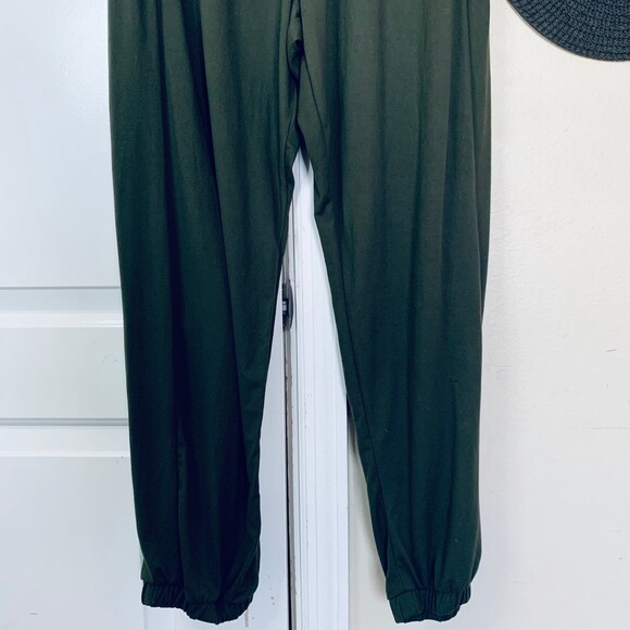 205 Collins by Forever 21 Hunter Green Military Style Romper/Jumpsuit | Size: XL - Picture 9 of 12